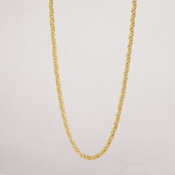 Figaro Chain Necklace Gold 19' /48cm, 2 of 4