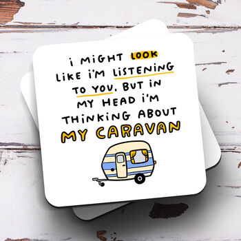 Personalised Mug 'Thinking About My Caravan', 3 of 3