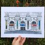 'The Met, New York' Recycled Paper Collage Print, thumbnail 1 of 4