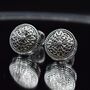 Silver Groom Gift Vintage Royal Cufflinks, thumbnail 1 of 6