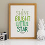 Shine Bright Little Star Print, thumbnail 5 of 7