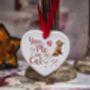 Cat Breed You Me And The Cat Ceramic Heart, thumbnail 5 of 8