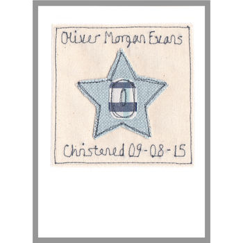 Personalised Initial Star Card For Boys, 8 of 12