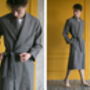 Bathrobe For Men | Natural Linen Robe, thumbnail 12 of 12
