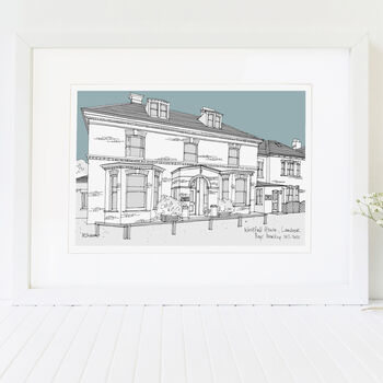 Personalised Architectural Style House Illustration, 7 of 12