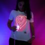 Childrens Interactive Peach Glow T Shirt In White, thumbnail 1 of 7