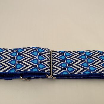 Martingale Collar In Royal Blue Print, 3 of 10