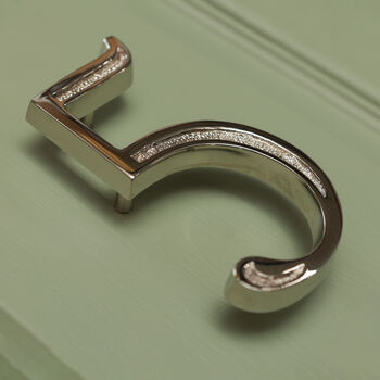 Premium Floating Engraved House Numbers In Nickel Finish, 12 of 12