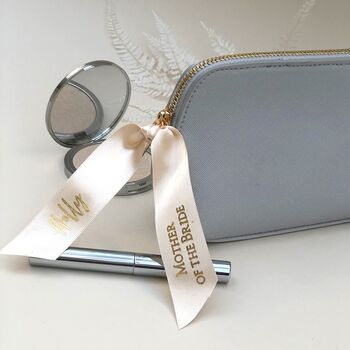 Mother Of The Bride Boutique Personalised Makeup Bag, 10 of 11