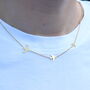 Bird Pendant Choker Necklace 18ct Gold Plated Jewellery, thumbnail 2 of 7