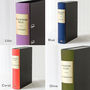 Personalised Vintage Book Box File And Ring Binders, thumbnail 5 of 11