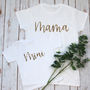 Leopard Print Mama Mother And Child Matching T Shirts, thumbnail 1 of 6