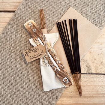 Cedarwood And Spice Incense Sticks Warm Woody And Spiced Home Fragrance, 3 of 7