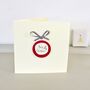 Merry Christmas Bauble Handmade Card, thumbnail 1 of 4