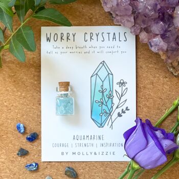Worry Crystals Aquamarine, 2 of 2