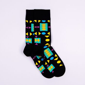 Afropop Socks Blacked Out Gift Set, 10 of 10