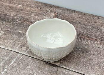 White Dimple Spot Bowl, 10.5cm, 3 of 4