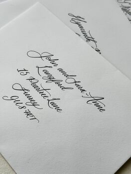 Hand Written Calligraphy Addressed Envelopes, 4 of 4