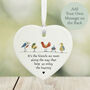 Personalised Porcelain Heart For Friends We Meet Along The Way Keepsake Gift, thumbnail 1 of 2