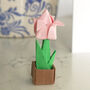 Personalised Teacher Thank You Origami Plant Card, thumbnail 2 of 8