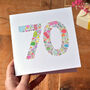 Girlie Things 70th Birthday Card, thumbnail 2 of 4