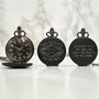 Personalised 70th Birthday Gift Pocket Watch Initials, thumbnail 1 of 3