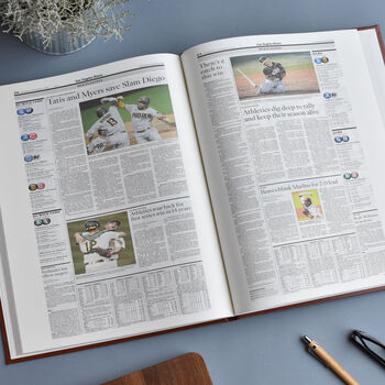 Oakland Athletics Personalised Gift Newspaper Book, 8 of 11