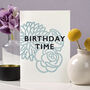 'Birthday Time' Letterpress Card, thumbnail 1 of 3