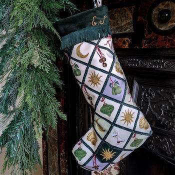 Personalised Christmas Stocking, Celestial, 4 of 8