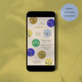 Digital Download Birthday Party Invite With Happy Faces, thumbnail 2 of 4