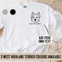 West Highland Terrier Sweatshirt, thumbnail 1 of 5