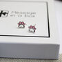 You Are Just Purrr Fect Sterling Silver Quote Earrings, thumbnail 4 of 7