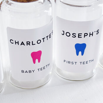 First Tooth Bottle With Personalised Label, 10 of 10