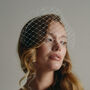 Robyn Merry Widow Birdcage Veil Headband, thumbnail 3 of 6