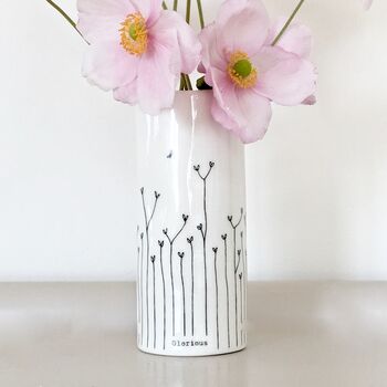 Porcelain Flower Vase, 7 of 12