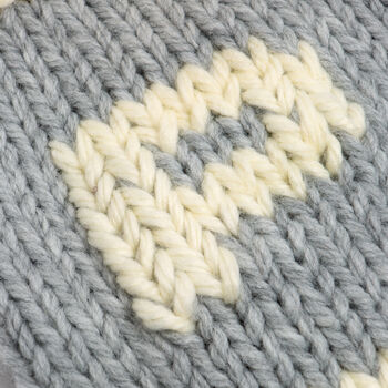 Christmas Knitting Kit Monogram Stocking, 3 of 12