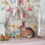 Easter Bunny Fabric Postcard Lavender Bag, thumbnail 1 of 6