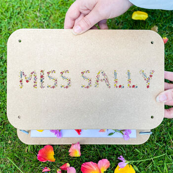 Personalised Fully Floral Flower Press, 3 of 3