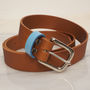 Men's Leather Belt, thumbnail 3 of 7