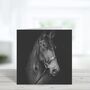 Stunning Horse Hand Drawn Greeting Card, thumbnail 2 of 7