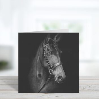 Stunning Horse Hand Drawn Greeting Card, 2 of 7