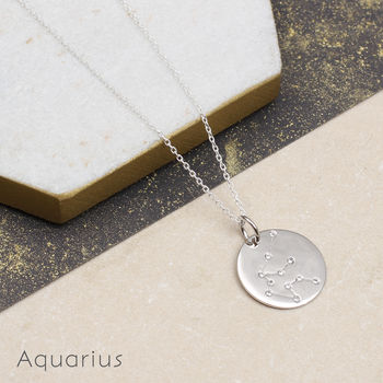 Sterling Silver Personalised Constellation Necklace, 7 of 12