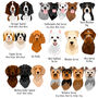 Cute Dog Breed Cushion Cover Personalised, thumbnail 6 of 11
