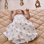 Meadow Personalised Swaddle Blanket, thumbnail 4 of 7