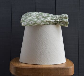 Dolly Green Ikat Scrunchie Lampshade, 2 of 2