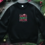 Santa’s Favourite Doctor Christmas Jumper – Unisex Black Festive Sweatshirt, thumbnail 4 of 4