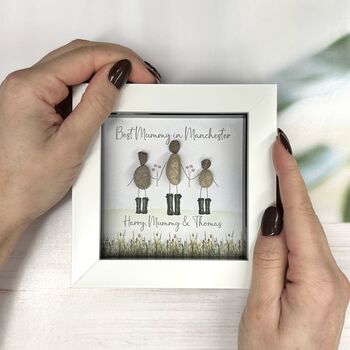 Personalised Best Mum Pebble Picture, 2 of 4