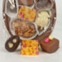 Thick Half Milk Chocolate Easter Egg Shell With Seven Assorted Luxury Chocolates, thumbnail 2 of 3