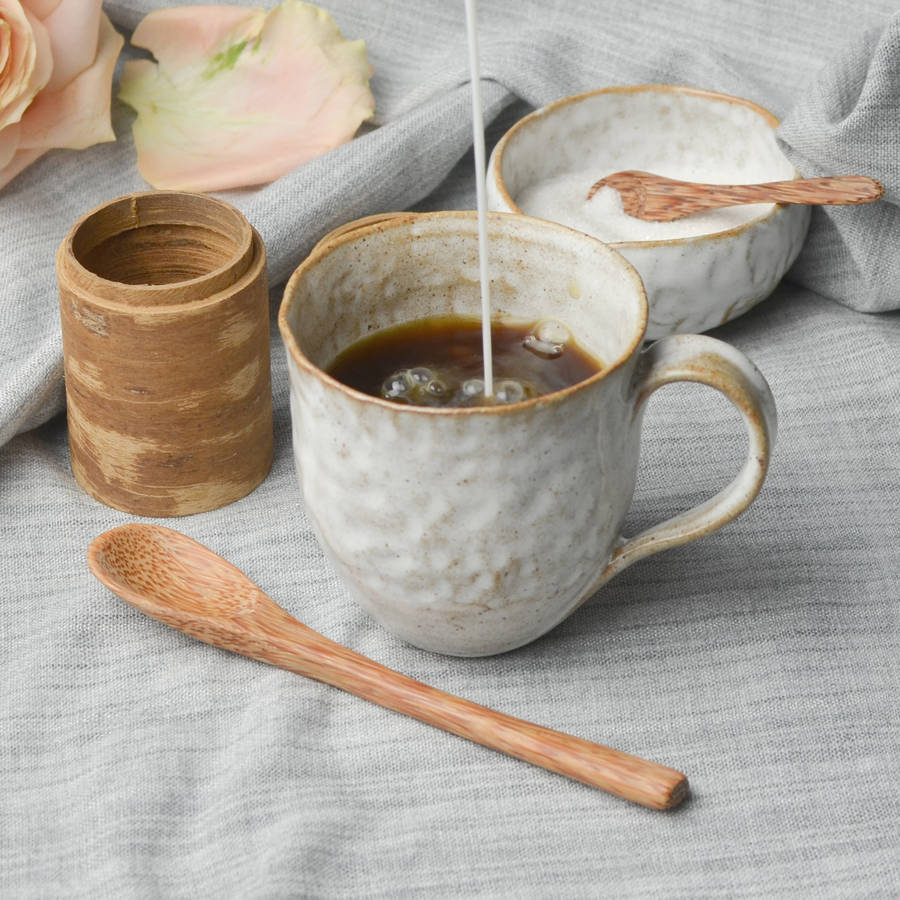 stoneware coffee cup by nom living | notonthehighstreet.com