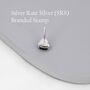 Genuine Sky Blue Topaz Stud Earrings In Sterling Silver, thumbnail 4 of 12